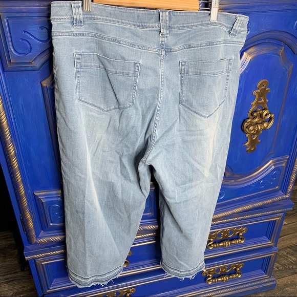 J.Jill Capri Jeans Stretch Cropped High Rise 16P - Picture 3 of 4